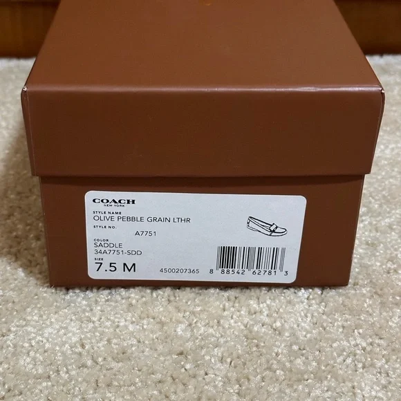 Coach Olive Pebble Grain Leather in Saddle - Picture 6 of 6